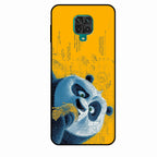 Cute Panda Sketch Premium Glass Phone Case for Redmi Note 10 Lite
