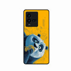 Cute Panda Sketch Premium Glass Phone Case for Motorola Edge 40 5G