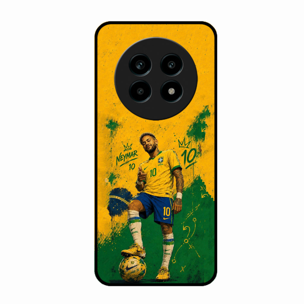 Golden Striker Glass Phone Case for Realme 13 Pro Plus 5G