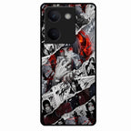Itachi Uchiha Manga Collage Glass Phone Case for Vivo Y300 Plus 5G