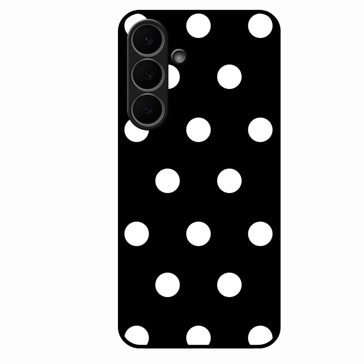 Classic Polka Dot Glass Phone Case for Samsung Galaxy S25 FE 5G