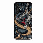 Midnight Dragon Glass Phone Case for Samsung Galaxy F16 5G