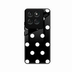 Classic Polka Dot Glass Phone Case for Motorola Edge 60 Pro 5G