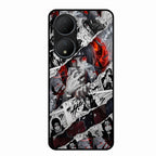 Itachi Uchiha Manga Collage Glass Phone Case for Vivo Y100A 5G