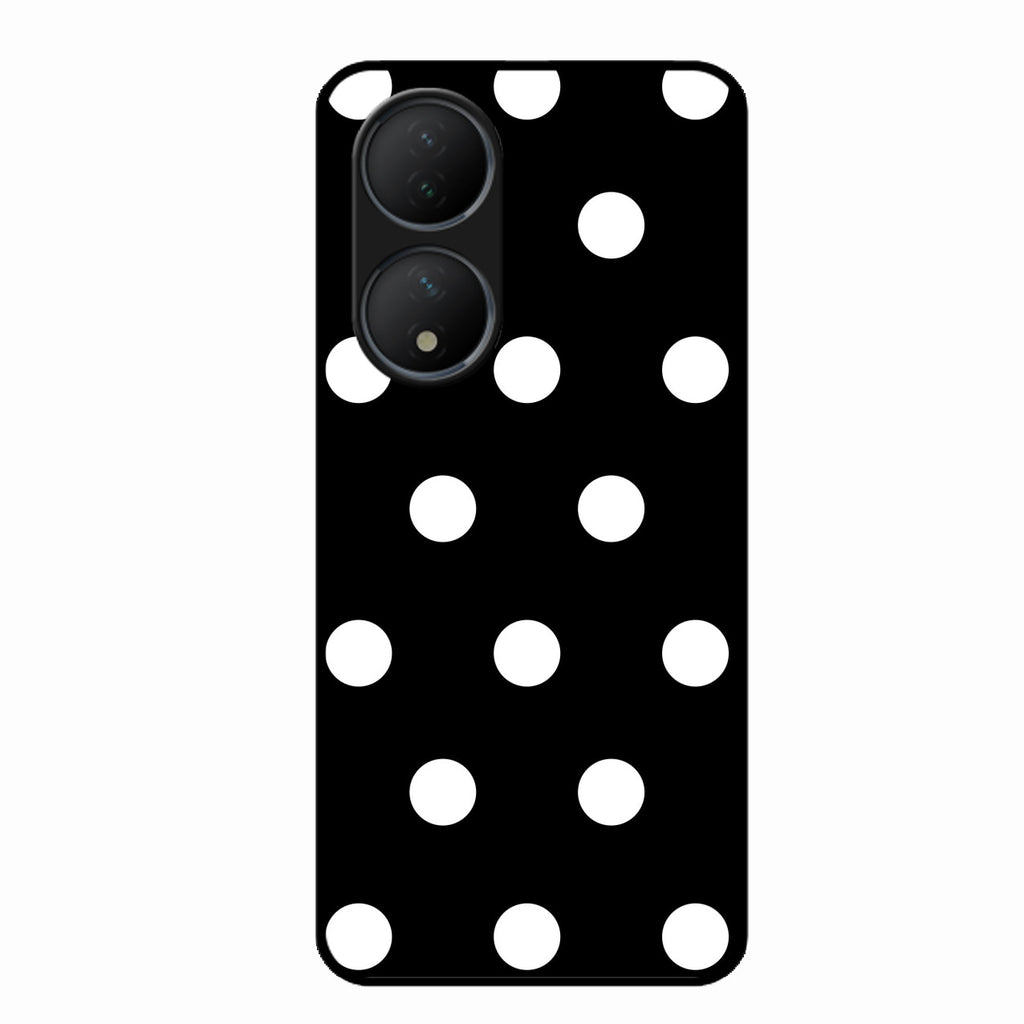 Classic Polka Dot Glass Phone Case for Vivo Y100 5G