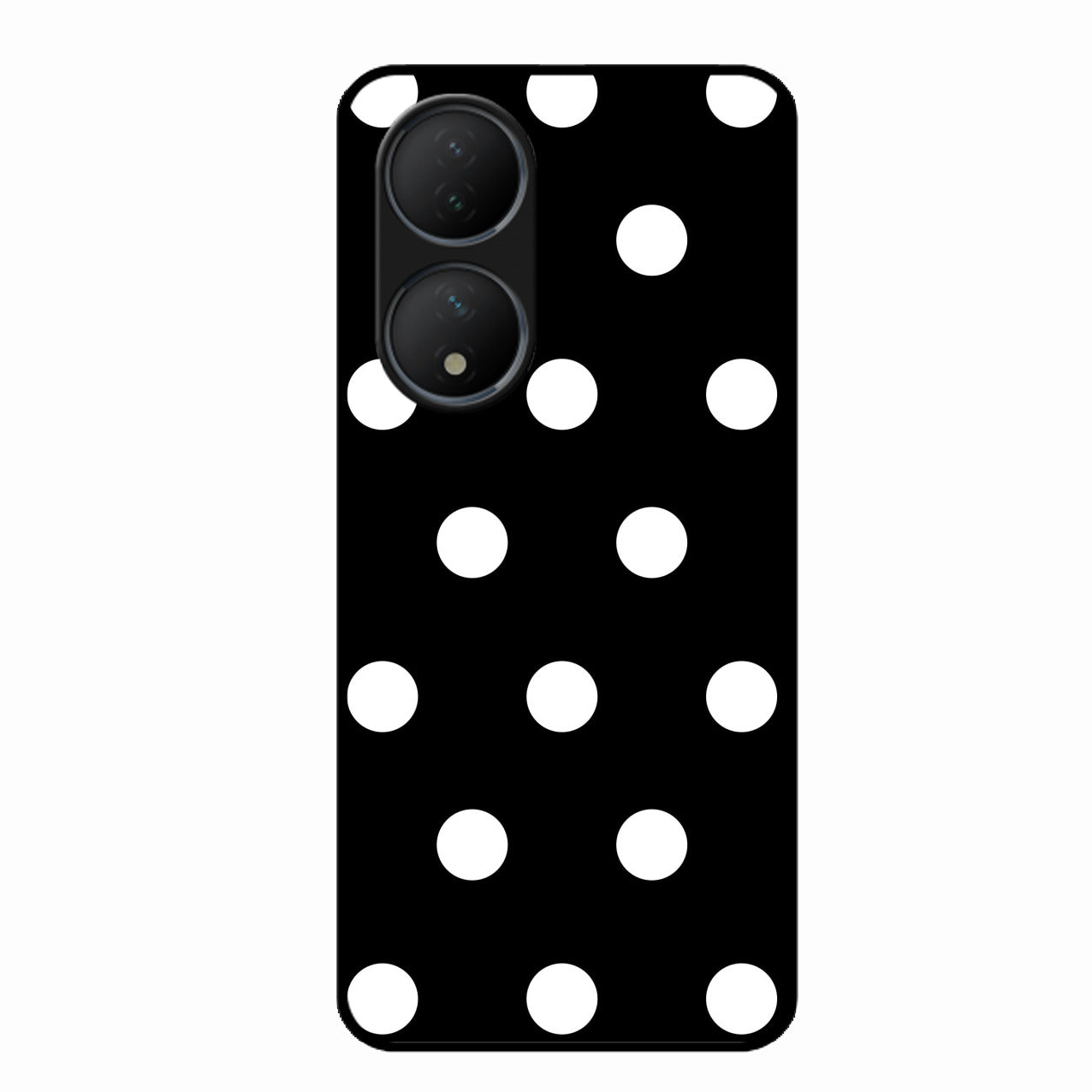 Classic Polka Dot Glass Phone Case for Vivo Y100 5G