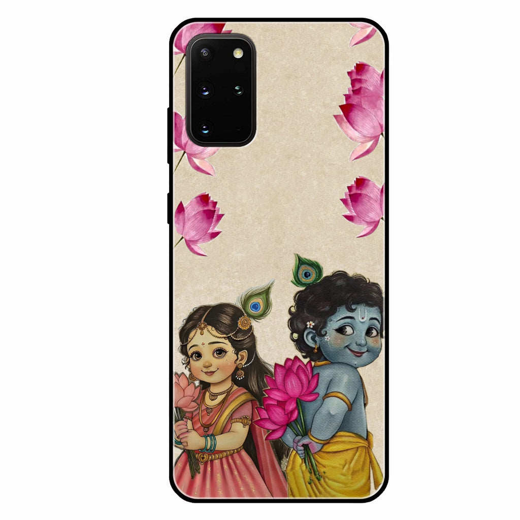 Krishna Eternal Lotus Glass Case for Samsung Galaxy S20 Plus