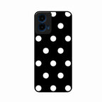 Classic Polka Dot Glass Phone Case for Motorola G45 5G