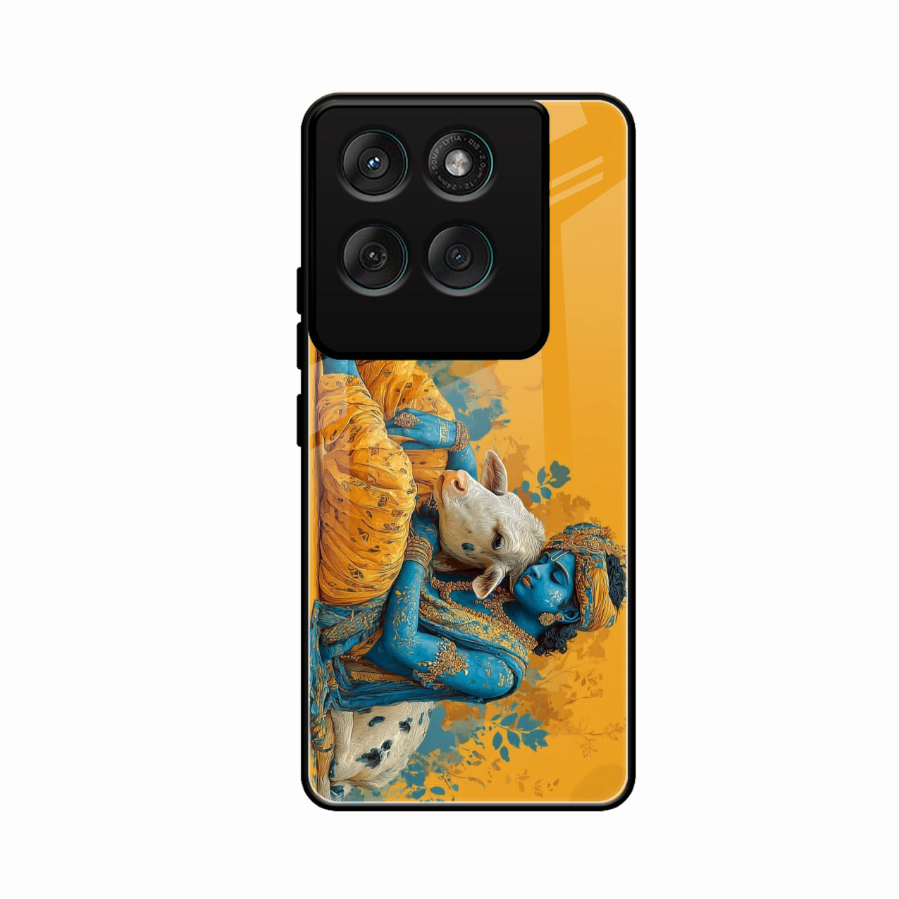Divine Krishna Gopal Premium Glass Phone Case for Motorola Edge 70 5G
