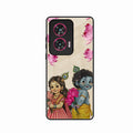 Krishna Eternal Lotus Glass Case for Motorola G96 5G