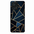 Midnight Gold Geometric Premium Glass Phone Case for Realme 9 Pro Plus 5G