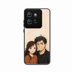 Custom Personalised Art Photo Glass Case for Motorola Edge 50 Neo