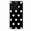 Classic Polka Dot Glass Phone Case for Redmi Note 14 5G