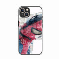 Red Blue Web Hero Glass Phone Cover for iPhone 14 Plus