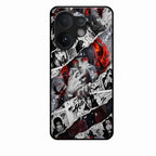Itachi Uchiha Manga Collage Glass Phone Case for Vivo T4 Pro 5G