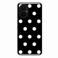 Classic Polka Dot Glass Phone Case for Oppo F21S Pro 5G