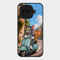 Cartoon Scooter Adventure Premium Glass Phone Case for iQOO 15R 5G