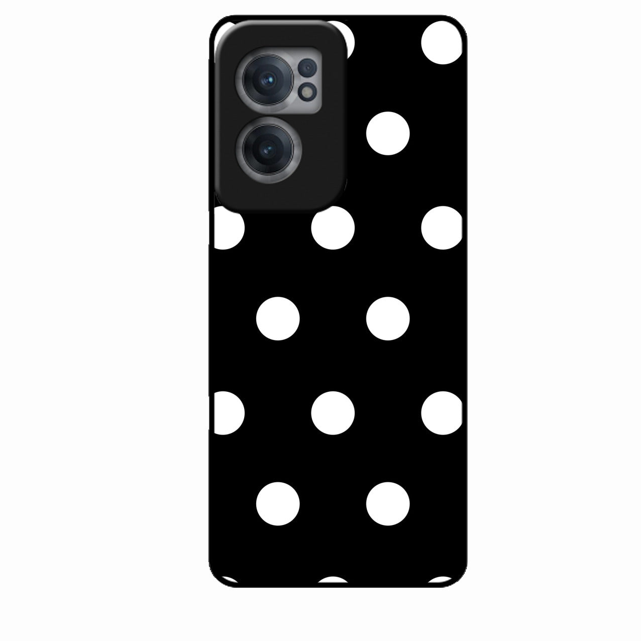 Classic Polka Dot Glass Phone Case for Oneplus Nord Ce 2 5G