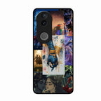 Eternal Radha Krishna Love Glass Phone Case for Redmi Note 13 Pro Plus 5G