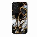 Black Gold Marble Glass Phone Case for Samsung Galaxy A54 5G - ShopOnCliQ