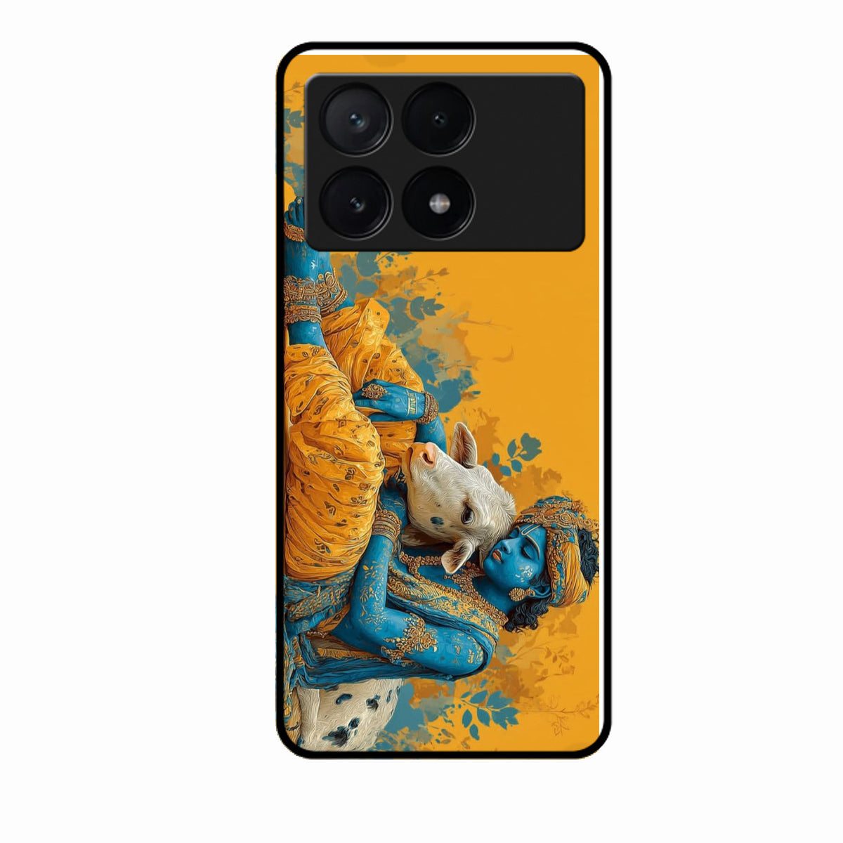 Divine Krishna Gopal Premium Glass Phone Case for Poco X6 Pro 5G - ShopOnCliQ