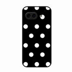 Classic Polka Dot Glass Phone Case for Google Pixel 9A 5G