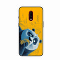 Cute Panda Sketch Premium Glass Phone Case for Oneplus 7