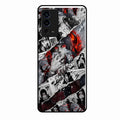 Itachi Uchiha Manga Collage Glass Phone Case for Oppo A55