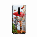 Rainy Day Cartoon Glass Phone Case for Oneplus 8