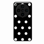 Classic Polka Dot Glass Phone Case for Oppo Find X8 Pro 5G