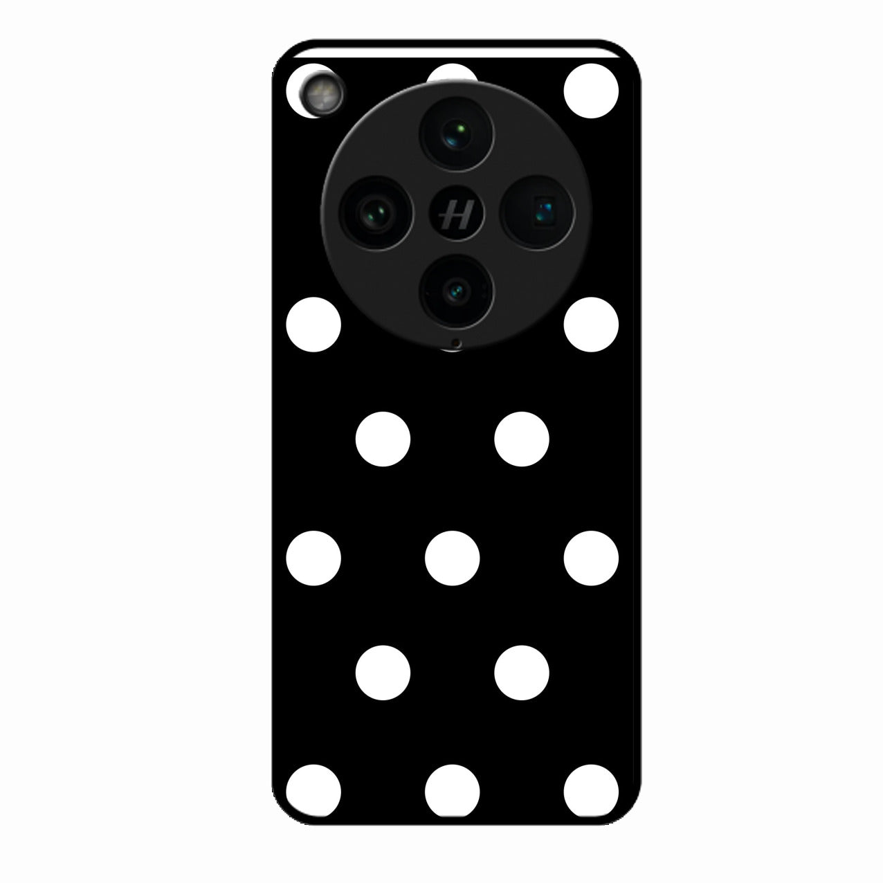 Classic Polka Dot Glass Phone Case for Oppo Find X8 Pro 5G