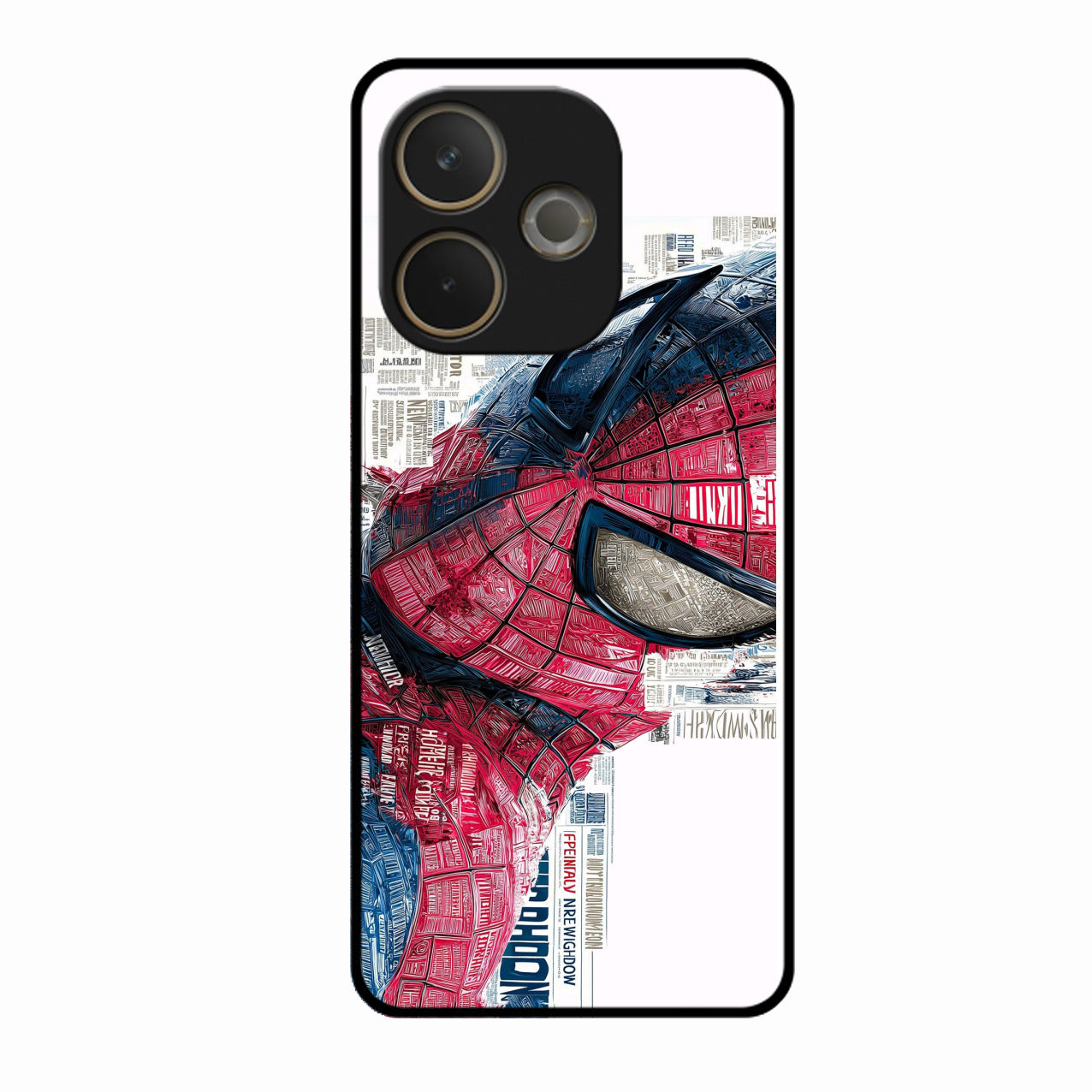 Red Blue Web Hero Glass Phone Cover for Oppo A5 Pro 5G