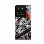 Itachi Uchiha Manga Collage Glass Phone Case for Motorola G57 Power 5G