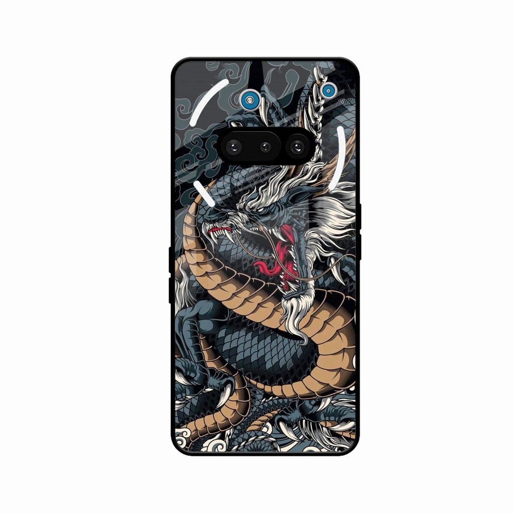 Midnight Dragon Glass Phone Case for Nothing Phone 3a