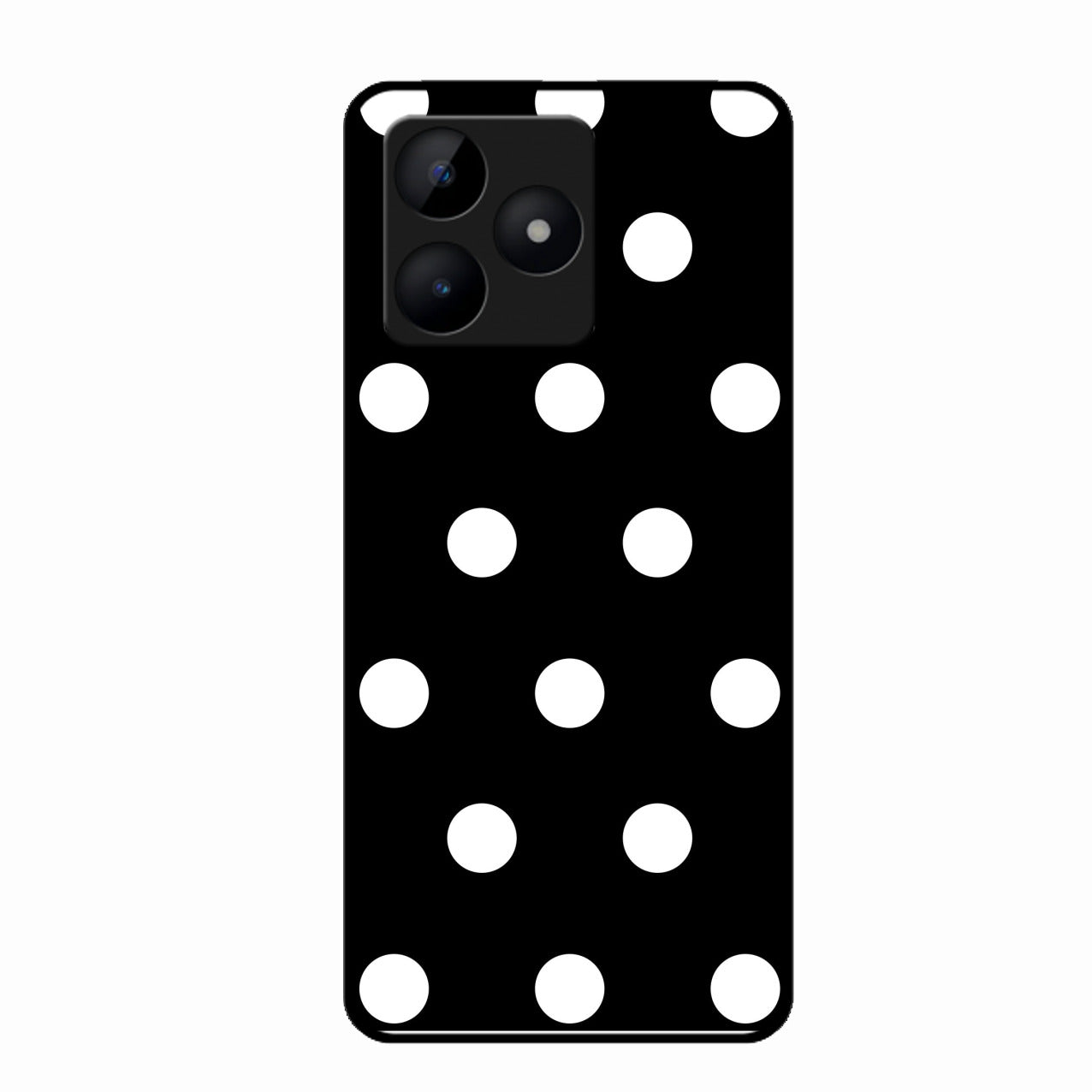Classic Polka Dot Glass Phone Case for Realme C53
