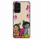Krishna Eternal Lotus Glass Case for Redmi Note 11T 5G