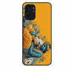 Divine Krishna Gopal Premium Glass Phone Case for Redmi Note 10