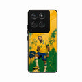 Golden Striker Glass Phone Case for Motorola Edge 60 Stylus 5G