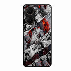 Itachi Uchiha Manga Collage Glass Phone Case for Vivo V29E 5G