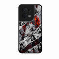 Itachi Uchiha Manga Collage Glass Phone Case for Oppo Reno 8 5G
