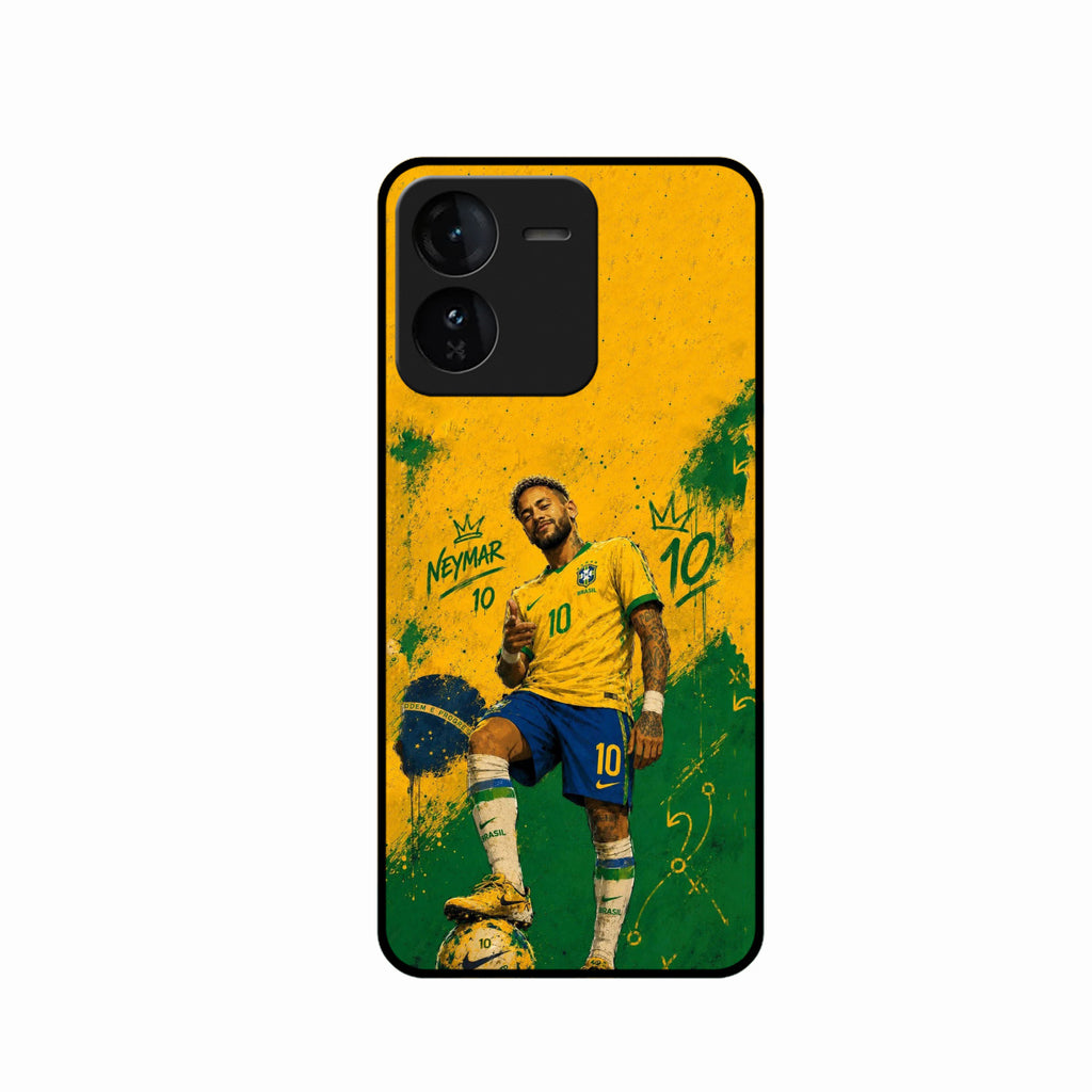 Golden Striker Glass Phone Case for iQOO Z9 5G