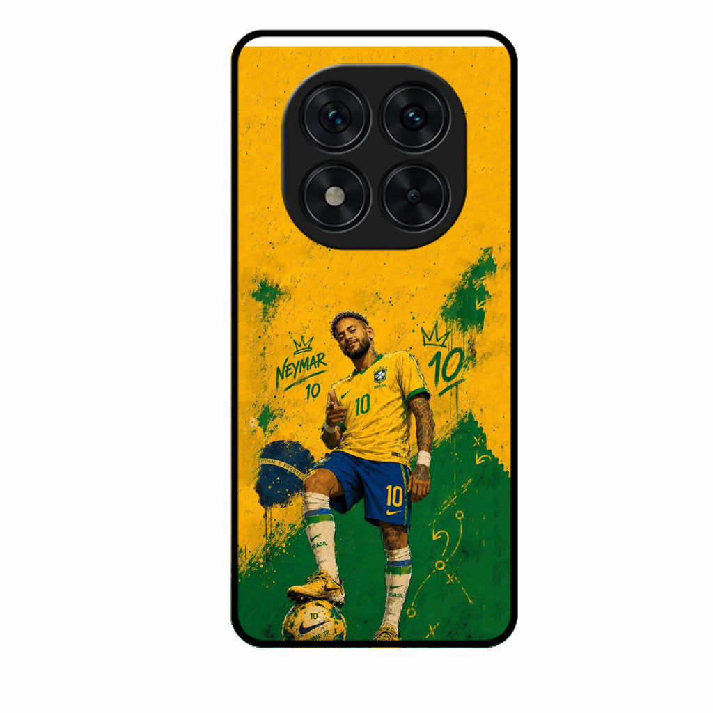 Golden Striker Glass Phone Case for Poco X7 5G
