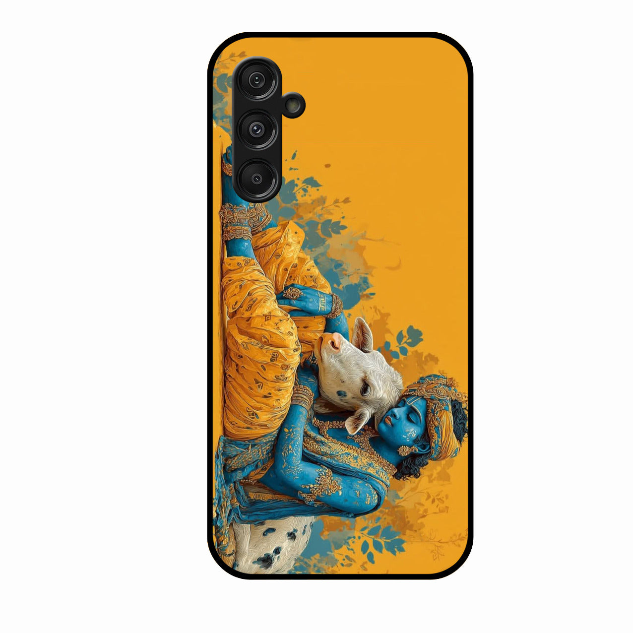 Divine Krishna Gopal Premium Glass Phone Case for Samsung Galaxy F36 5G
