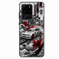 Japanese Wave Drift Racing Premium Glass Phone Case for Samsung Galaxy S20 Ultra