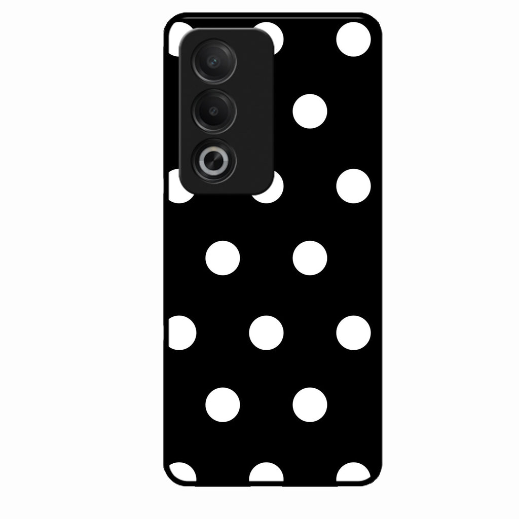Classic Polka Dot Glass Phone Case for Oppo A3 Pro 5G