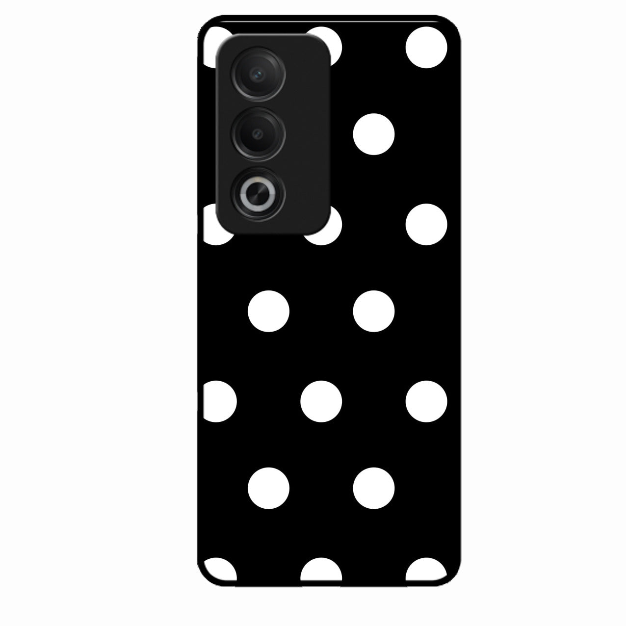 Classic Polka Dot Glass Phone Case for Oppo A3 Pro 5G