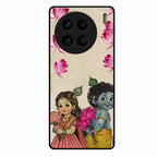 Krishna Eternal Lotus Glass Case for Vivo X90 Pro 5G