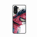 Red Blue Web Hero Glass Phone Cover for iQOO Z9 Lite 5G