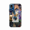 Eternal Radha Krishna Love Glass Phone Case for iPhone XR