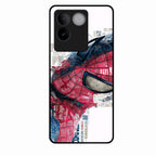 Red Blue Web Hero Glass Phone Cover for Vivo T2 Pro 5G
